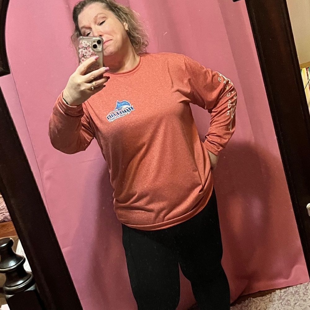 NEW Roatan Honduras Long Sleeved T-Shirt Tee XL Red NEW